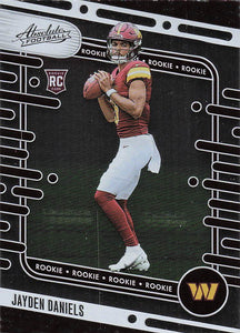 2024 Panini Absolute Football Jayden Daniels #102 RC