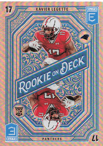 2024 Donruss Elite Football Rookie On Deck Xavier Legette #9