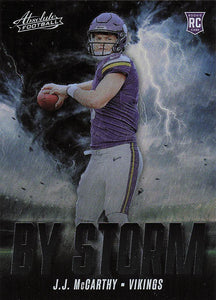 2024 Panini Absolute Football By Storm J.J. McCarthy #BS-JMY