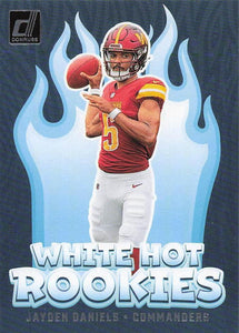 2024 Donruss Football White Hot Rookies Jayden Daniels #WH8