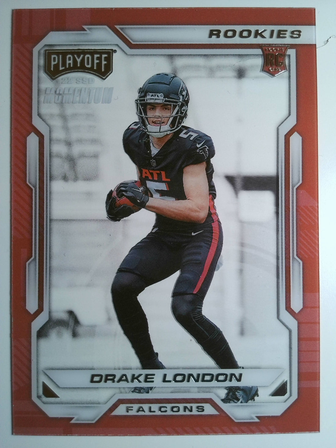 2022 Panini Chronicles Football Playoff Momentum Rookies Drake London #PMR-6
