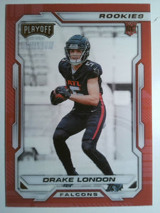 2022 Panini Chronicles Football Playoff Momentum Rookies Drake London #PMR-6