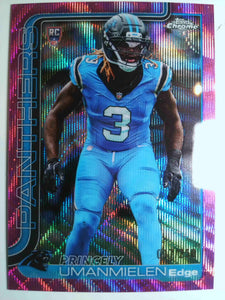 2025 Topps Chrome Pink Wave Refractor 017/250 Princely Umanmielen #377 RC