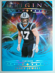 2025 Panini Origins Football Turquoise 05/50 Josey Jewell #86