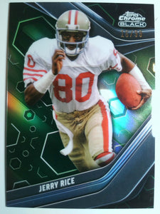 2023 Topps Composite Topps Chrome Black Green Refractor 16/99 Jerry Rice #146