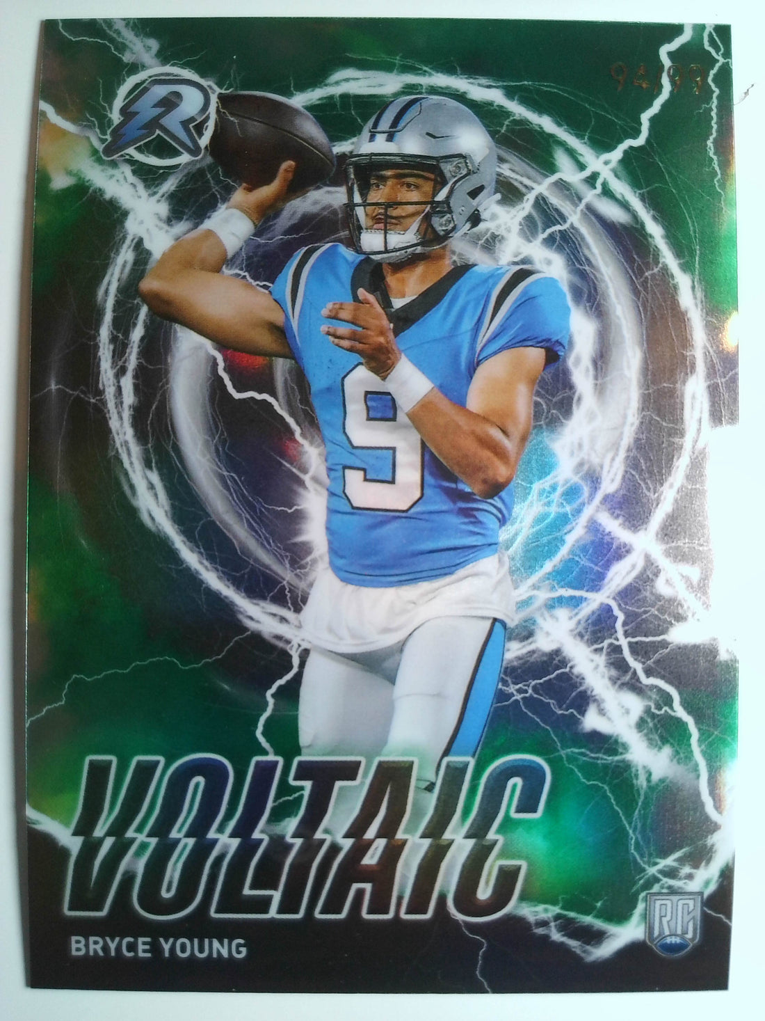 2023 Topps Composite Resurgence Voltaic Green Refractor 94/99 Bryce Young #RV-1