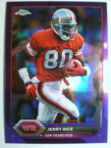 2023 Topps Composite Topps Chrome Purple Refractor 164/275 Jerry Rice #17