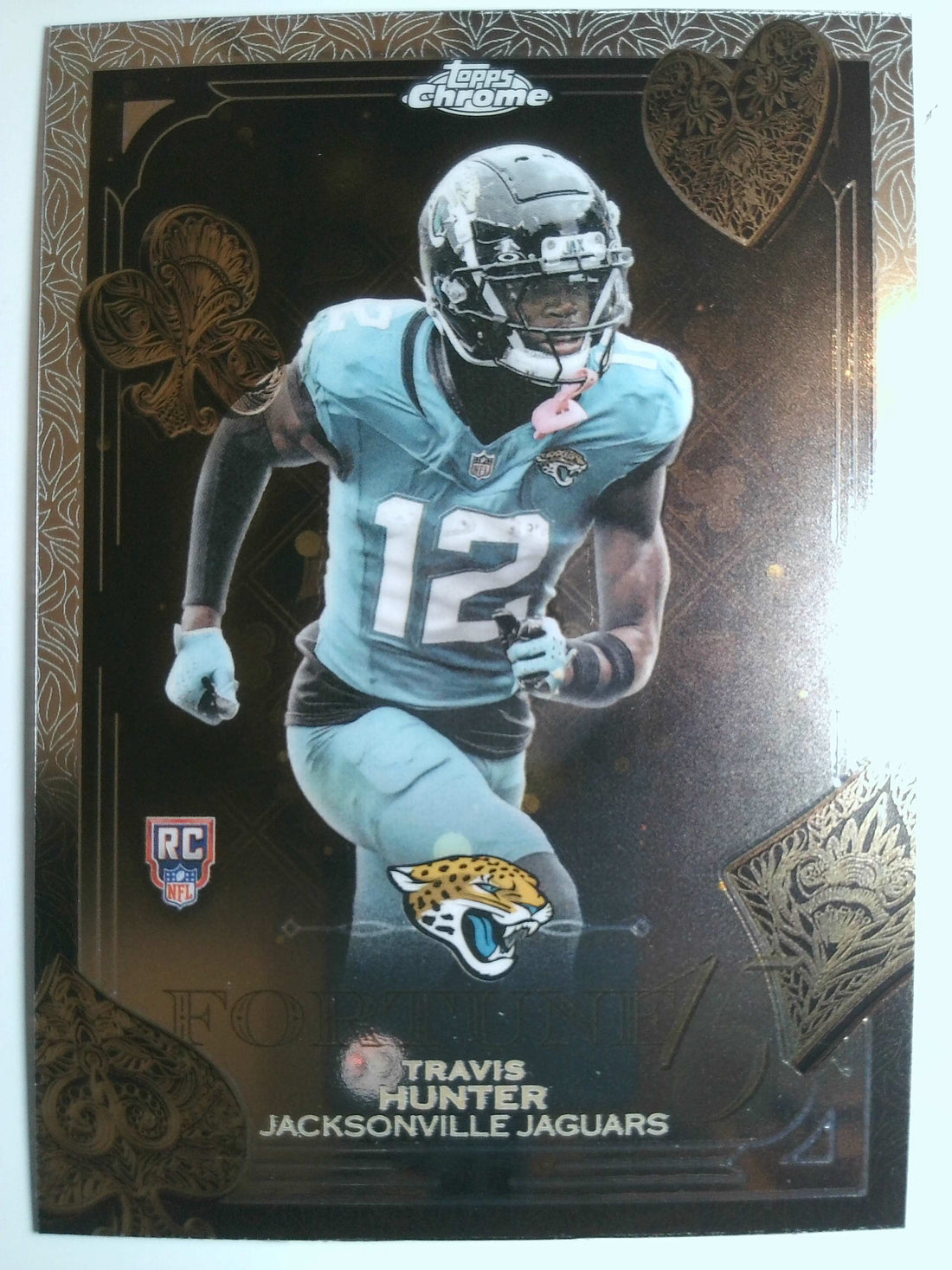 2025 Topps Chrome Football Fortune 15 Travis Hunter #F15-20