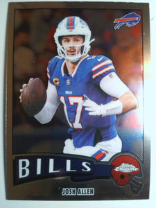 2025 Topps Chrome Football 1975 Topps Josh Allen #1975-4