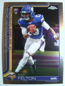 2025 Topps Chrome Football Tai Felton #395 RC