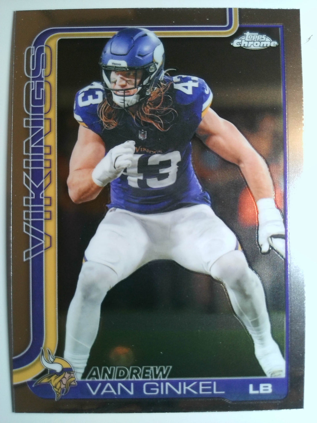 2025 Topps Chrome Football Andrew Van Ginkel #198