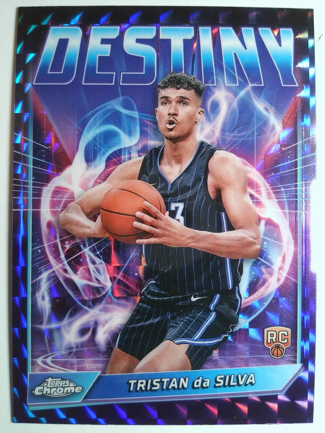 2024-25 Topps Chrome Destiny Purple Geometric Refractor Tristan da Silva #D-12