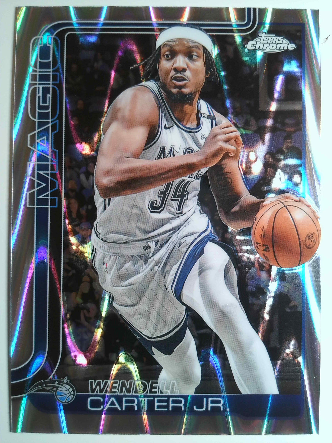 2025-26 Topps Chrome Basketball RayWave Refractor Wendell Carter Jr. #113