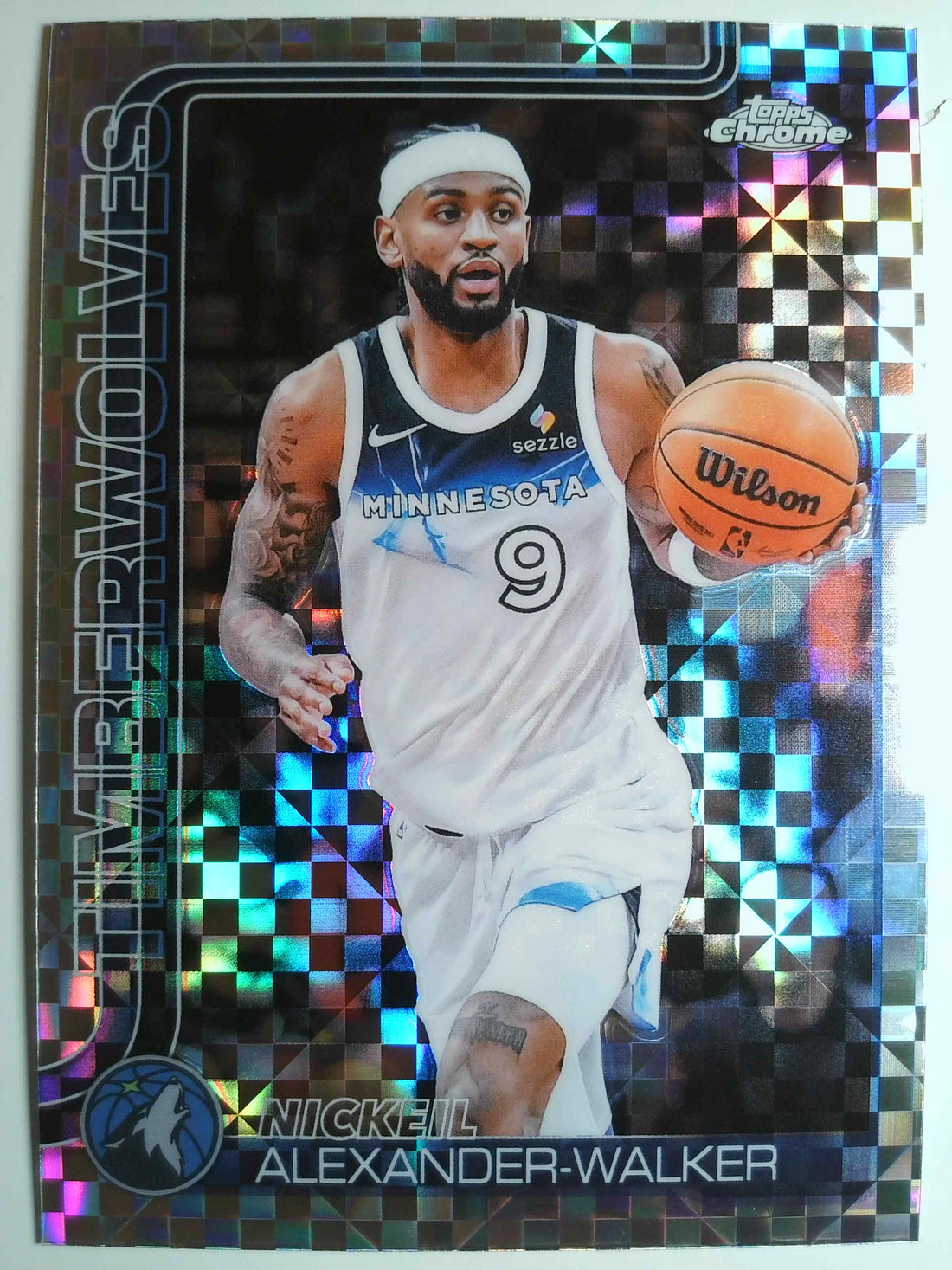 2025-26 Topps Chrome Basketball X-Fractor Nickeil Alexander-Walker #193