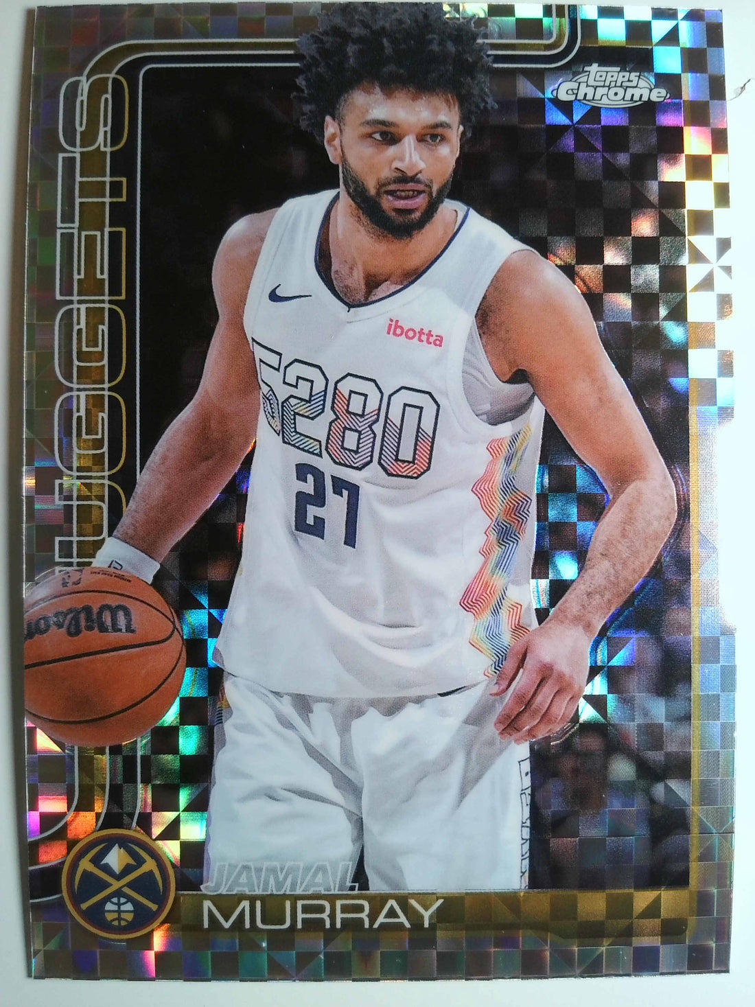 2025-26 Topps Chrome Basketball X-Fractor Jamal Murray #55