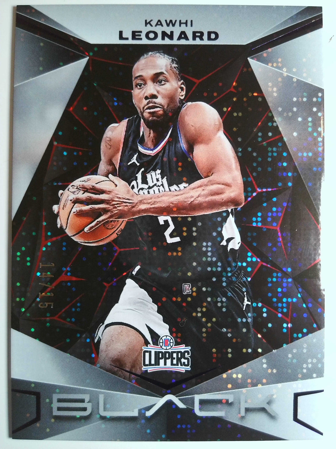 2023-24 Panini Black Basketball Amethyst 14/15 Kawhi Leonard #34