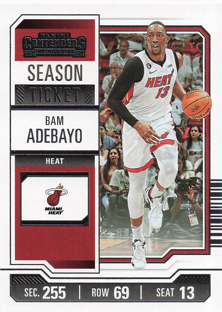 2023-24 Panini Contenders Basketball Bam Adebayo #78