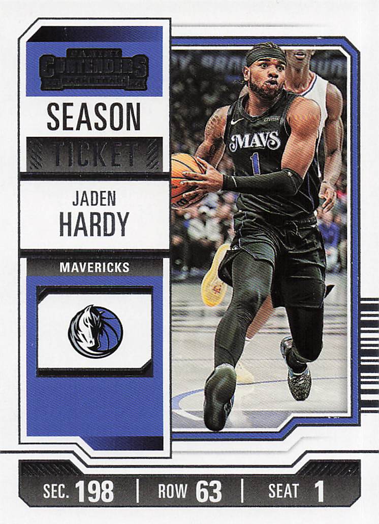 2023-24 Panini Contenders Basketball Season Ticket Retail Jaden Hardy #51