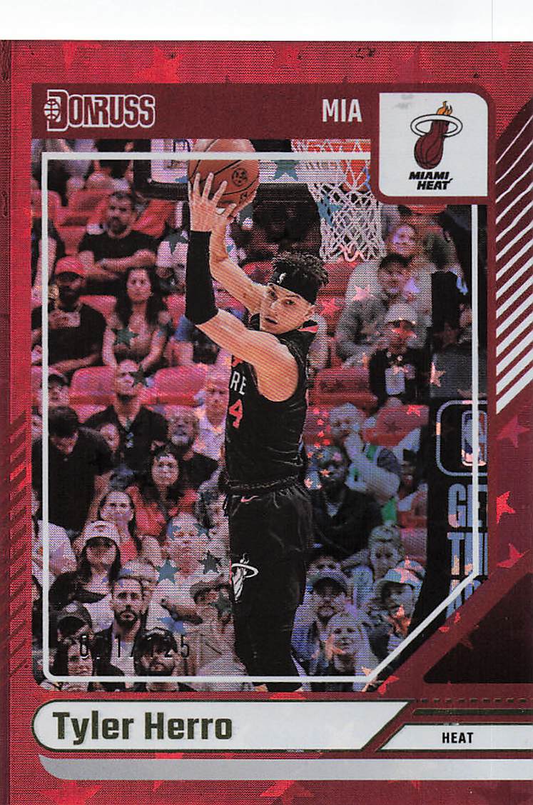 2024-25 Donruss Basketball International Red Stars 071/125 Tyler Herro #43