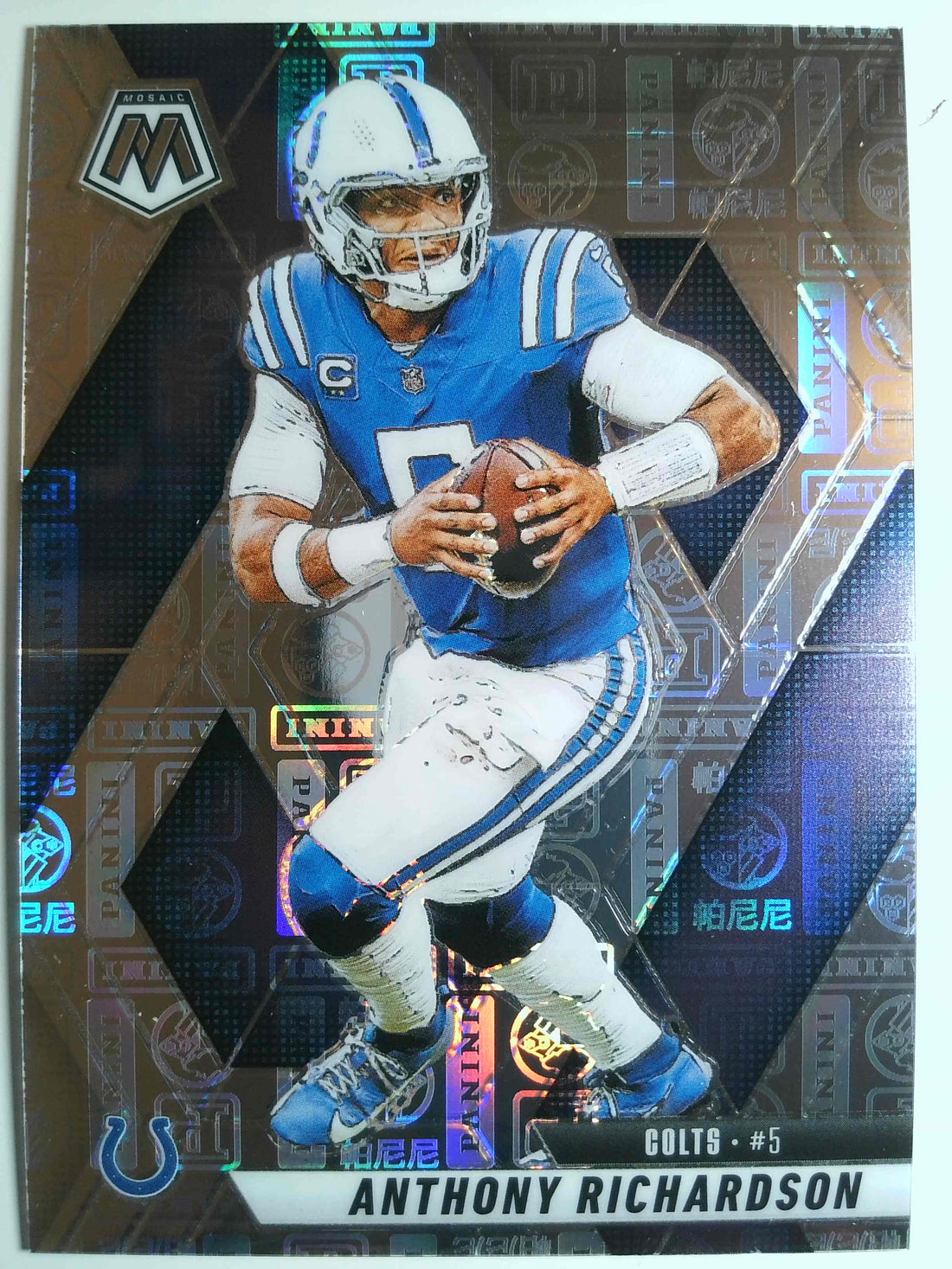 2025 Panini Mosaic Football Silver Knight 049/149 Anthony Richardson #107