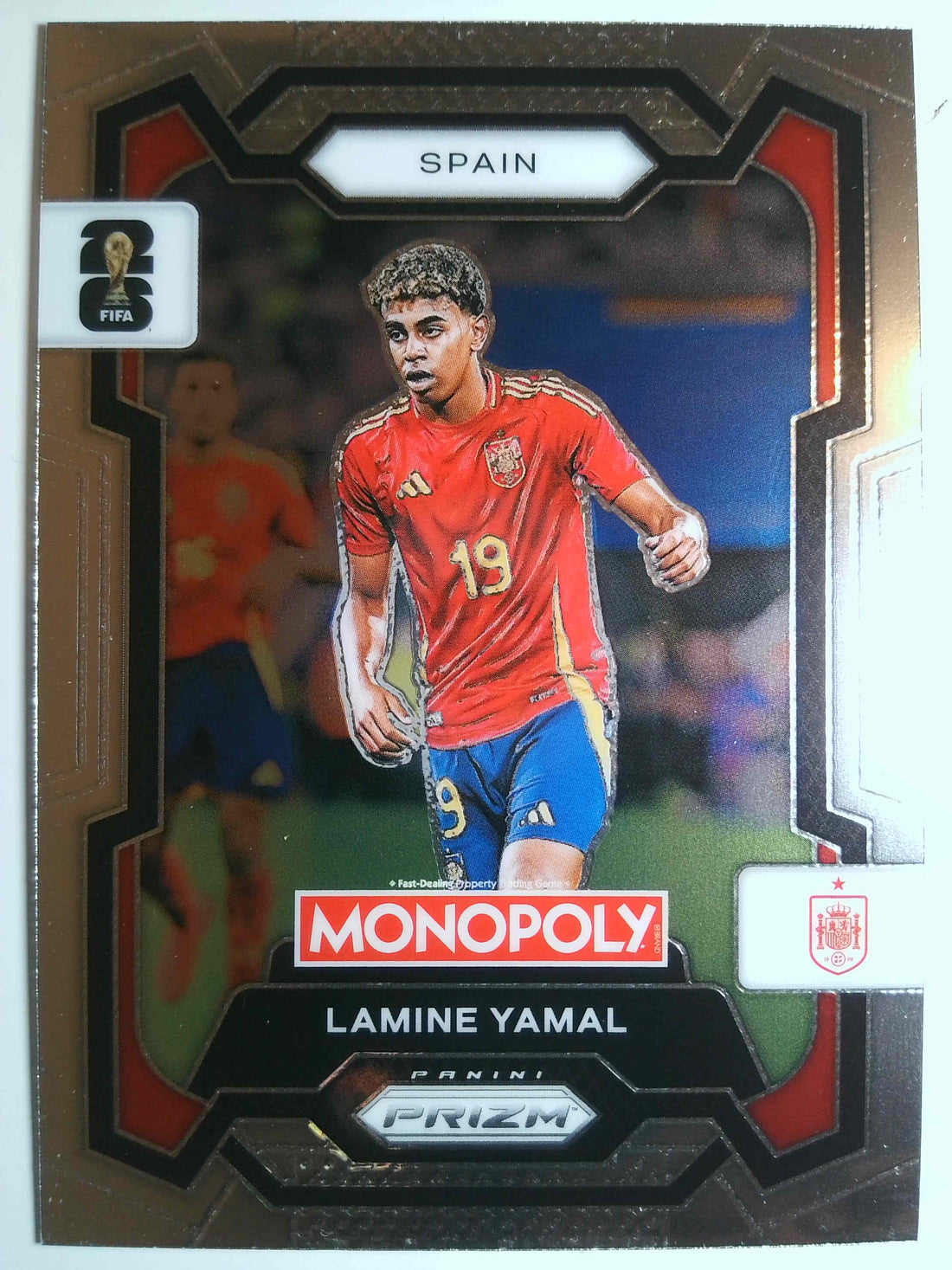 2026 Panini Prizm Monopoly FIFA World Cup Soccer Lamine Yamal #41