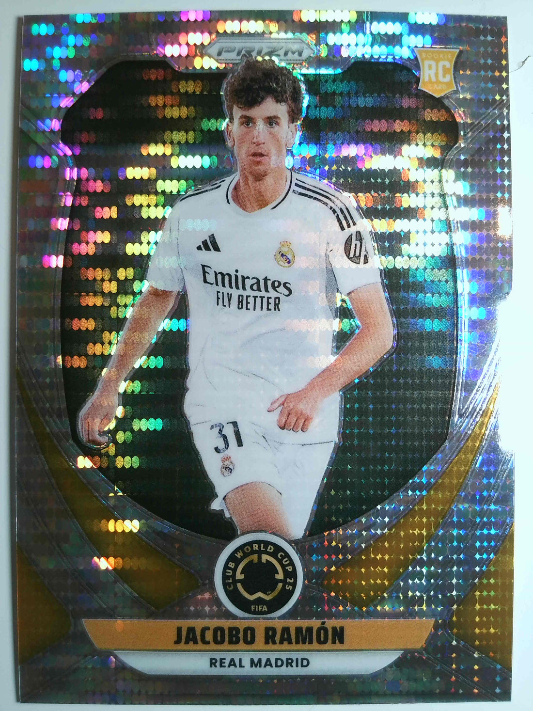 2025 Panini Prizm FIFA Club World Cup Soccer Hyper Prizms Jacobo Ramon #166