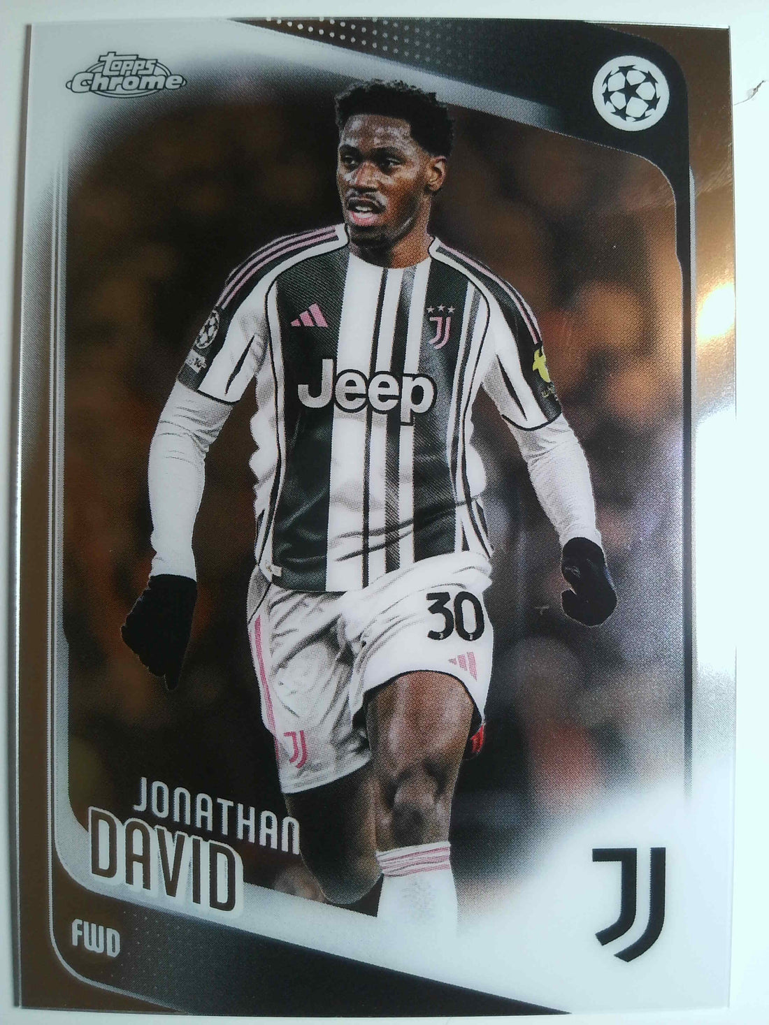 2025-26 Topps Chrome UEFA Club Competitions Soccer Jonathan David #17