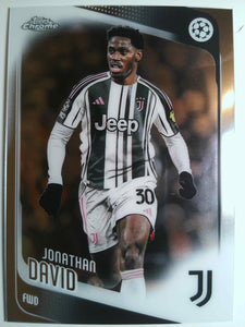 2025-26 Topps Chrome UEFA Club Competitions Soccer Jonathan David #17