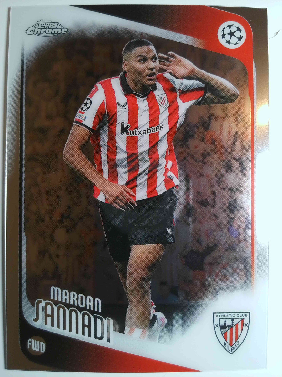 2025-26 Topps Chrome UEFA Club Competitions Soccer Maroan Sannadi #105