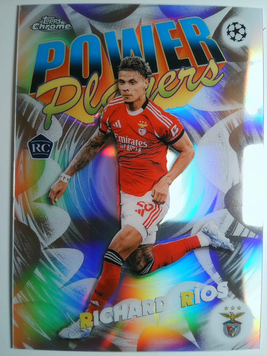 2025-26 Topps Chrome UEFA Club Competitions Power Players Richard Ríos #PP-32
