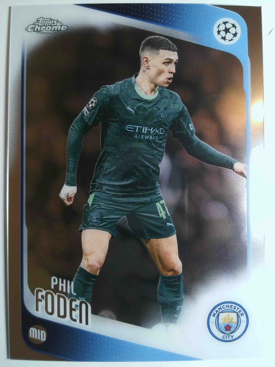 2025-26 Topps Chrome UEFA Club Competitions Soccer Phil Foden #103