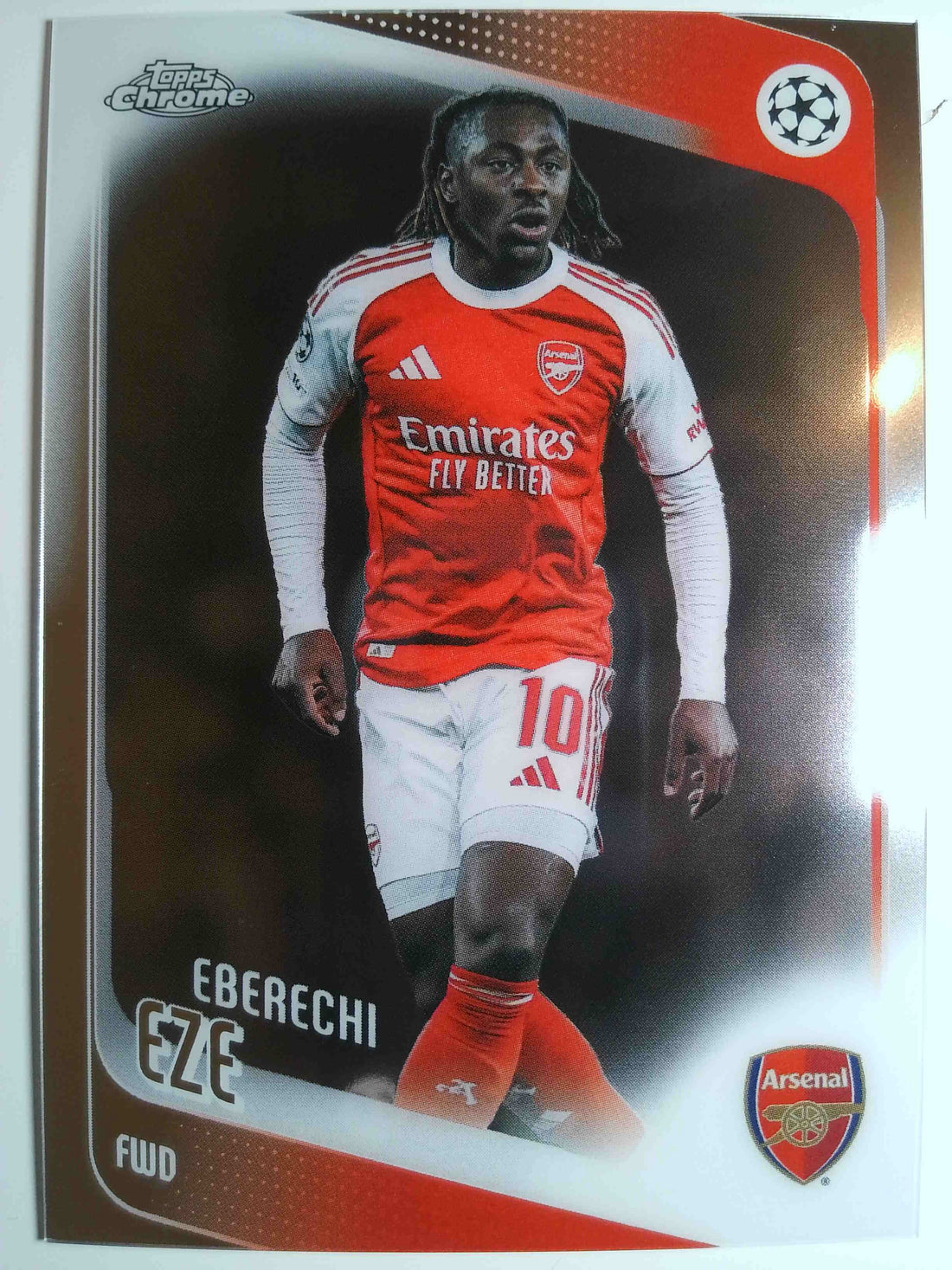 2025-26 Topps Chrome UEFA Club Competitions Soccer Eberechi Eze #194