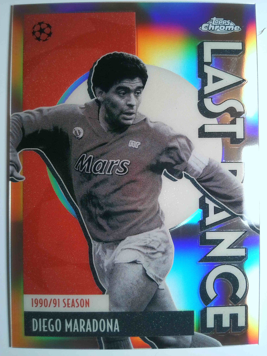 2025-26 Topps Chrome UEFA Club Competitions Last Dance Diego Maradona #LD-10