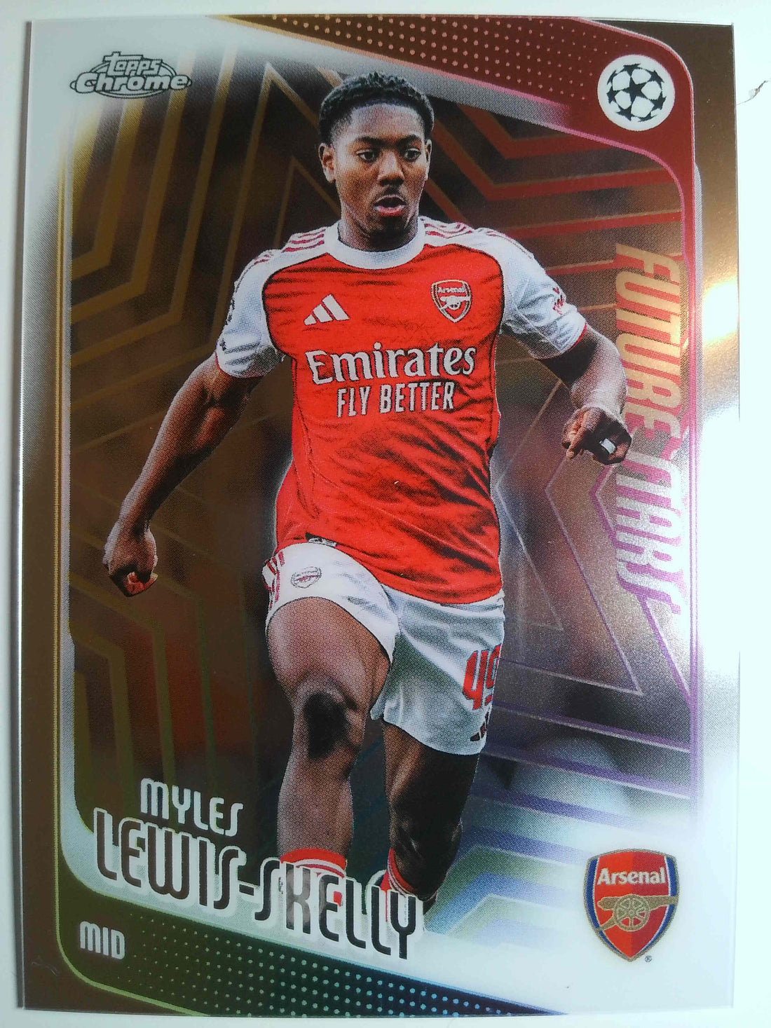 2025-26 Topps Chrome UEFA Club Competitions Soccer Myles Lewis-Skelly #52