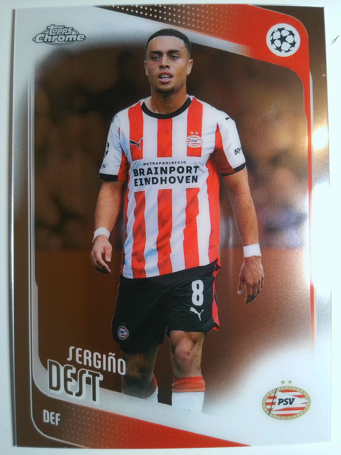 2025-26 Topps Chrome UEFA Club Competitions Soccer Sergiño Dest #169