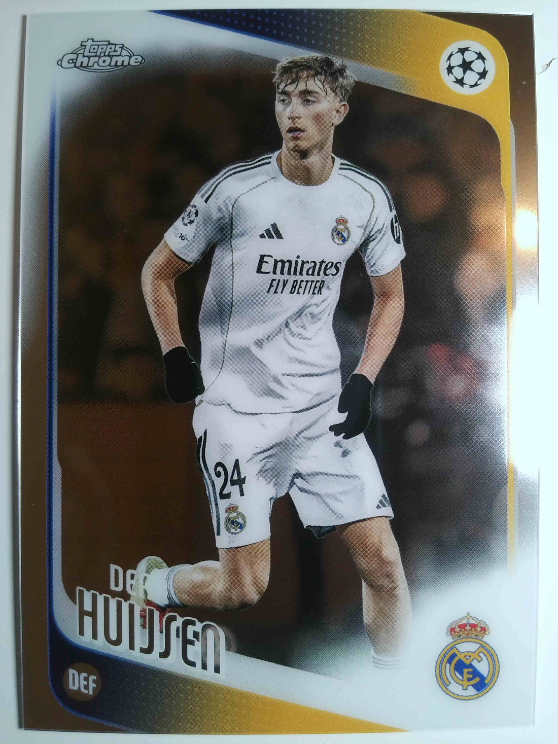 2025-26 Topps Chrome UEFA Club Competitions Soccer Dean Huijsen #39