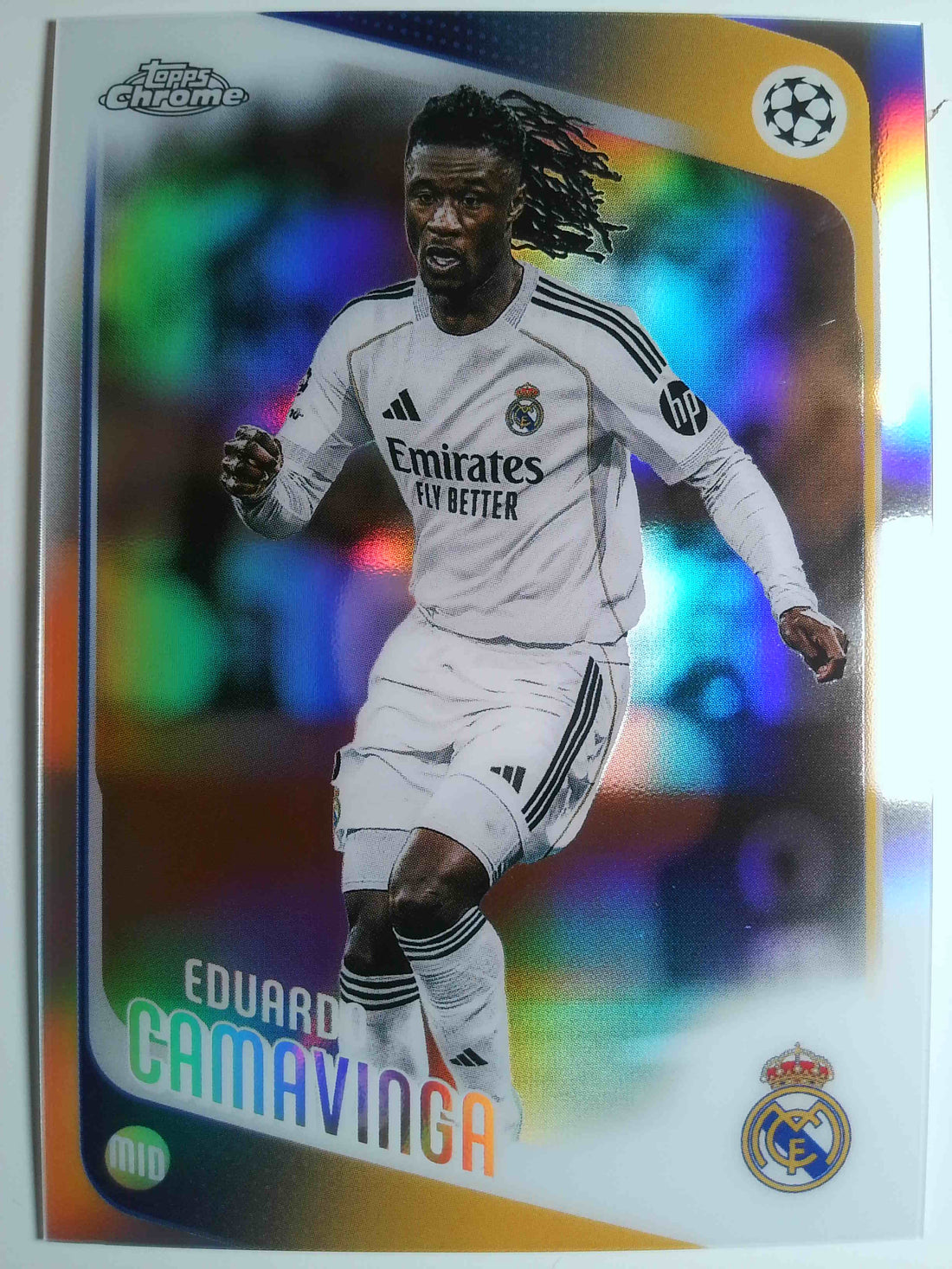 2025-26 Topps Chrome UEFA Club Competitions Refractor Eduardo Camavinga #31