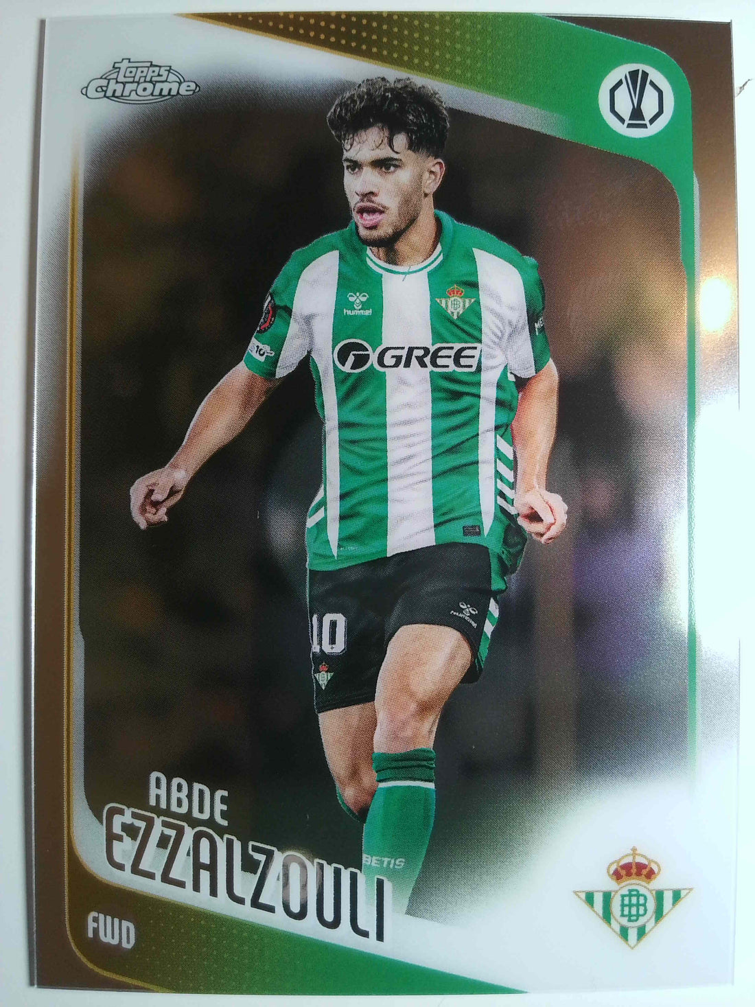 2025-26 Topps Chrome UEFA Club Competitions Soccer Abde Ezzalzouli #149