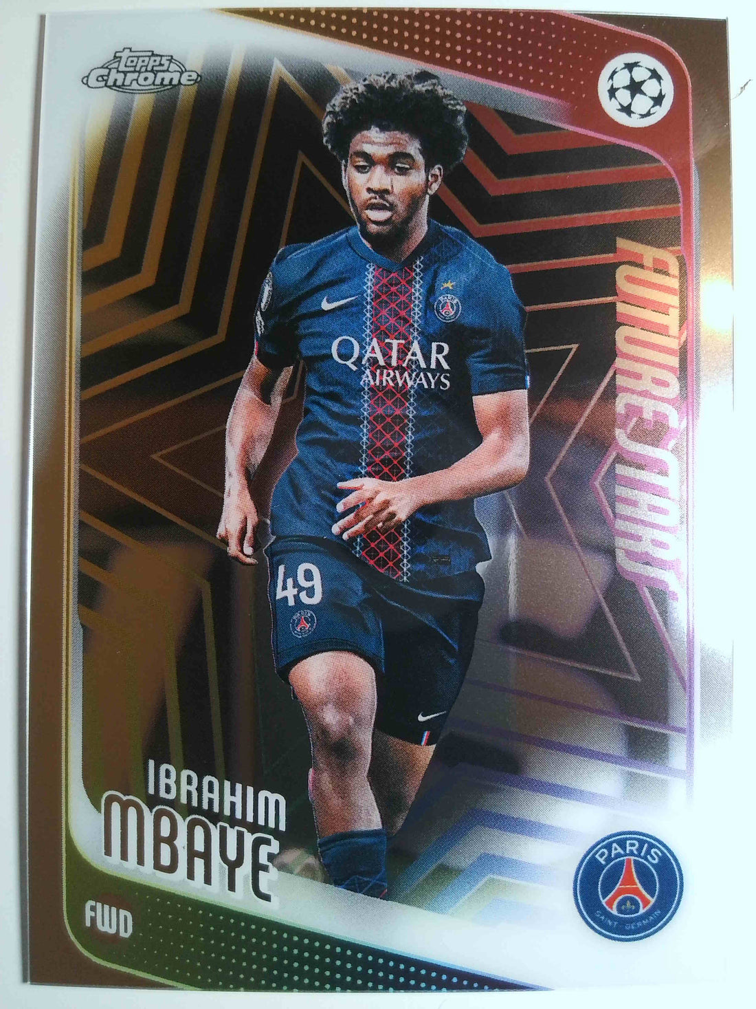 2025-26 Topps Chrome UEFA Club Competitions Soccer Ibrahim Mbaye #158