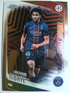 2025-26 Topps Chrome UEFA Club Competitions Soccer Ibrahim Mbaye #158