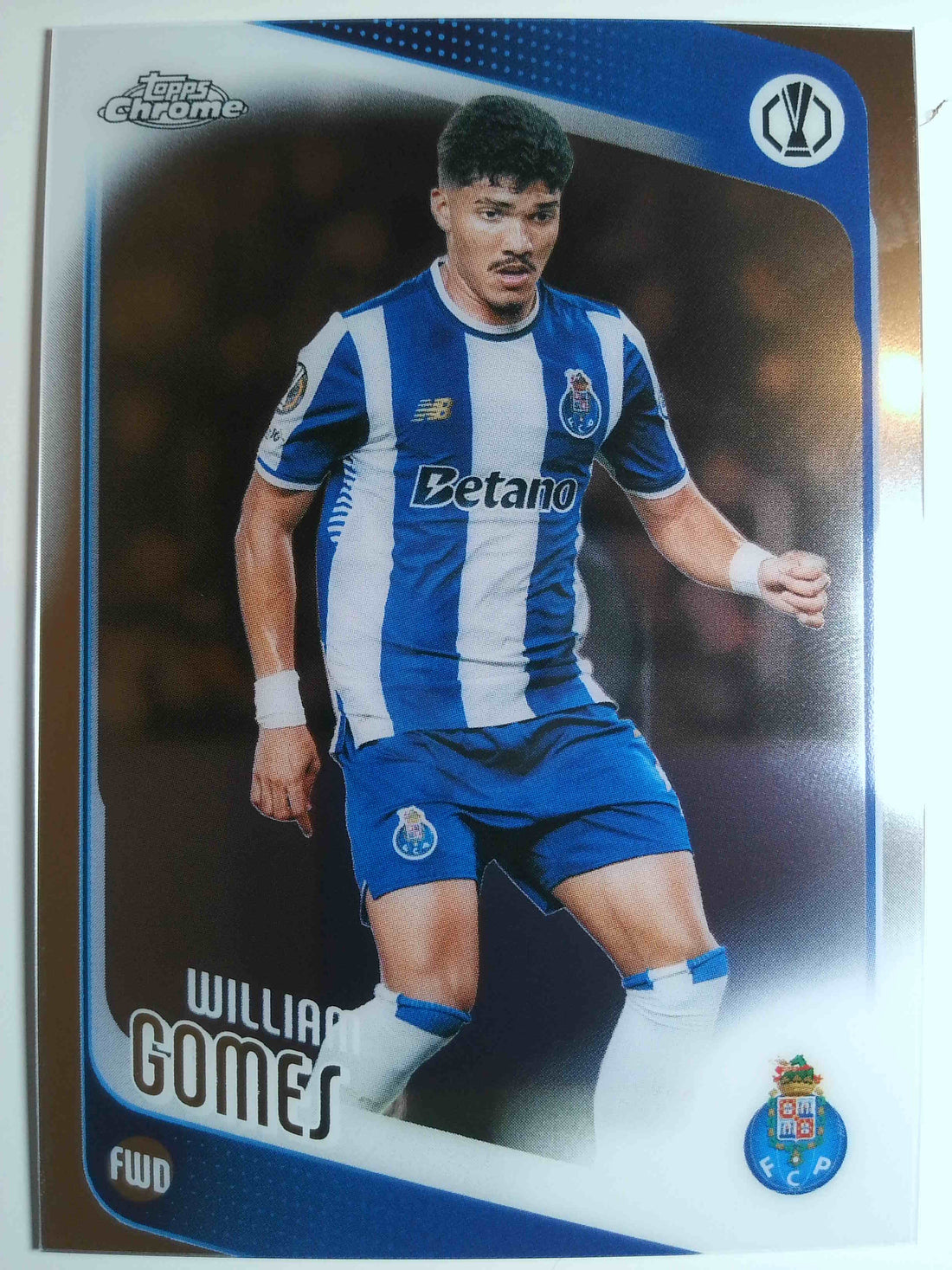 2025-26 Topps Chrome UEFA Club Competitions Soccer William Gomes #50