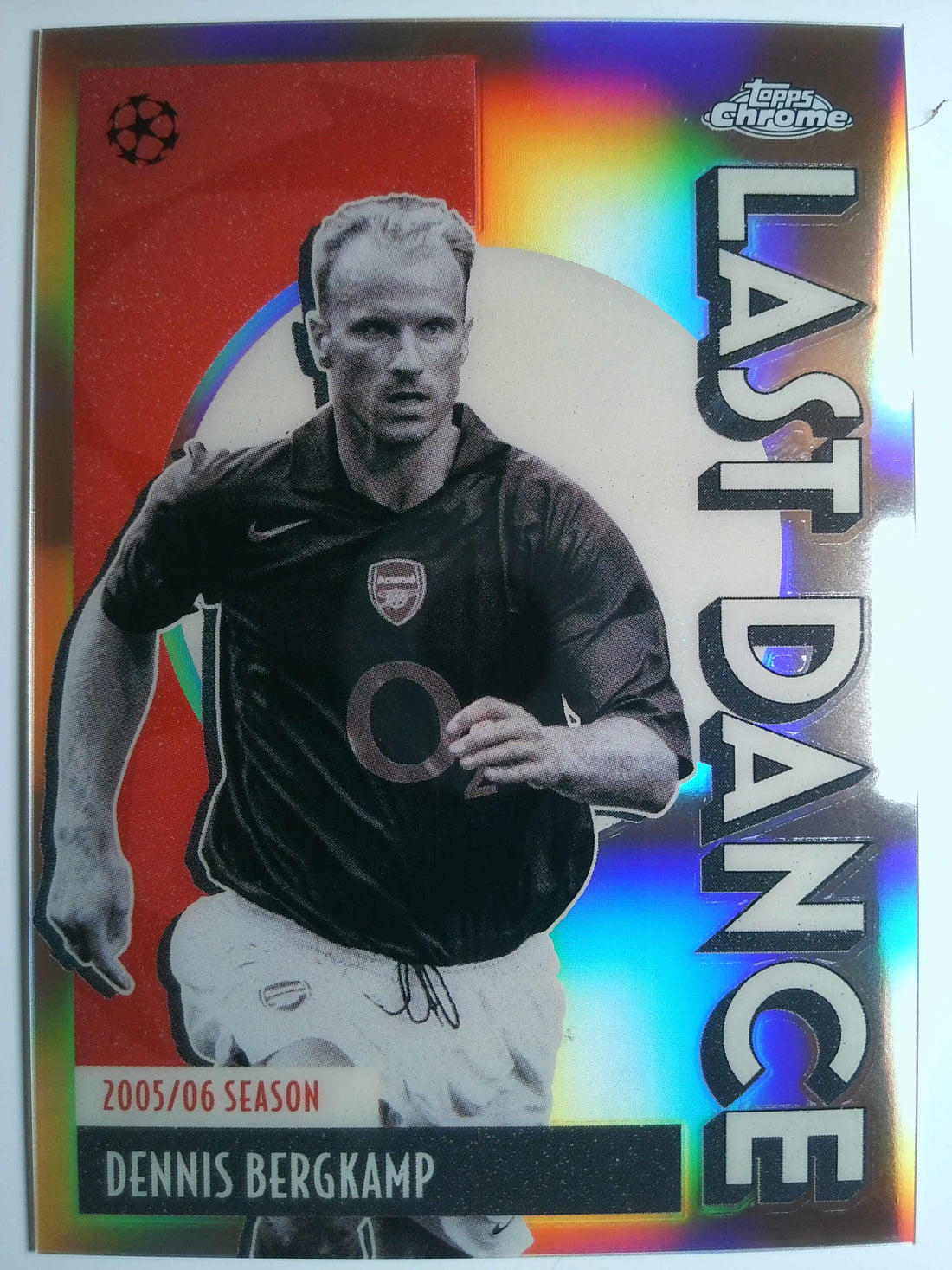 2025-26 Chrome UEFA Club Competitions Last Dance Dennis Bergkamp #LD-7