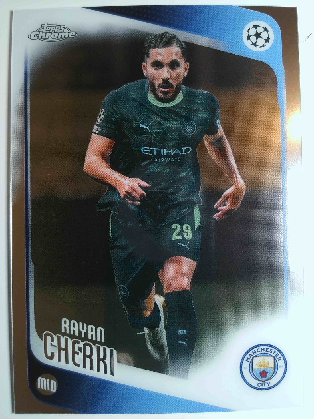 2025-26 Topps Chrome UEFA Club Competitions Soccer Rayan Cherki #1
