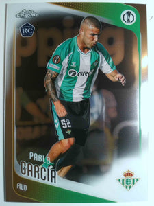 2025-26 Topps Chrome UEFA Club Competitions Soccer Pablo García #174 RC