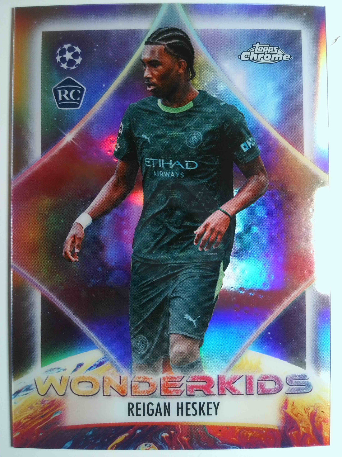 2025-26 Topps Chrome UEFA Club Competitions Wonderkids Reigan Heskey #WK-2
