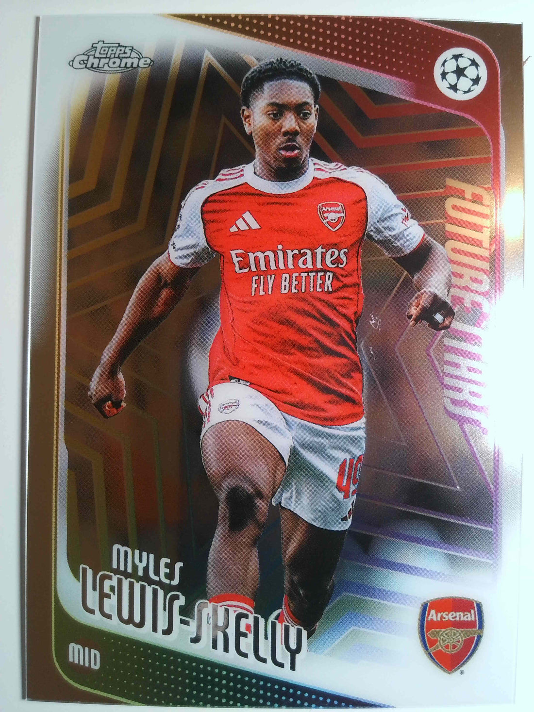 2025-26 Topps Chrome UEFA Club Competitions Soccer Myles Lewis-Skelly #52