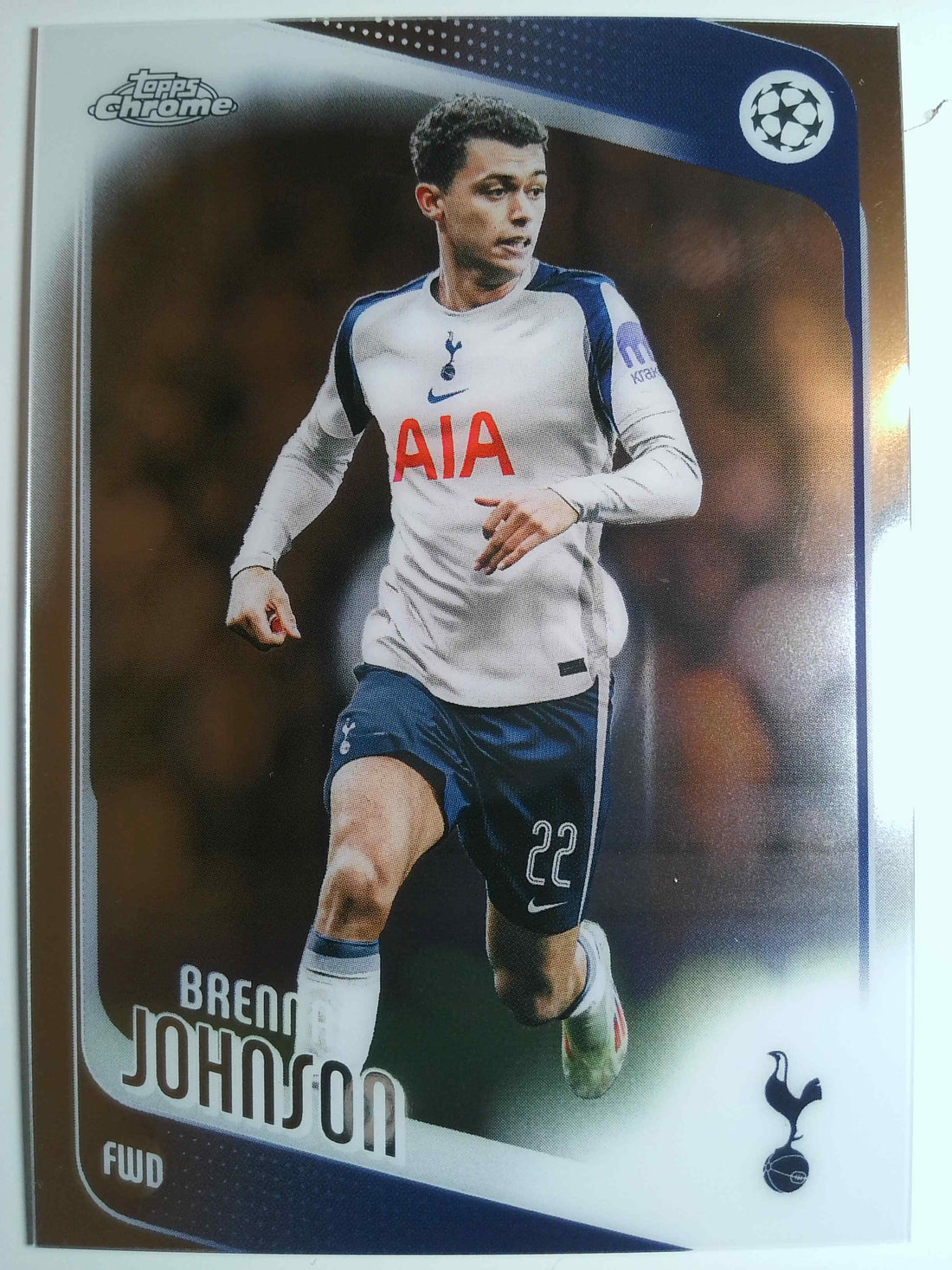 2025-26 Topps Chrome UEFA Club Competitions Soccer Brennan Johnson #18