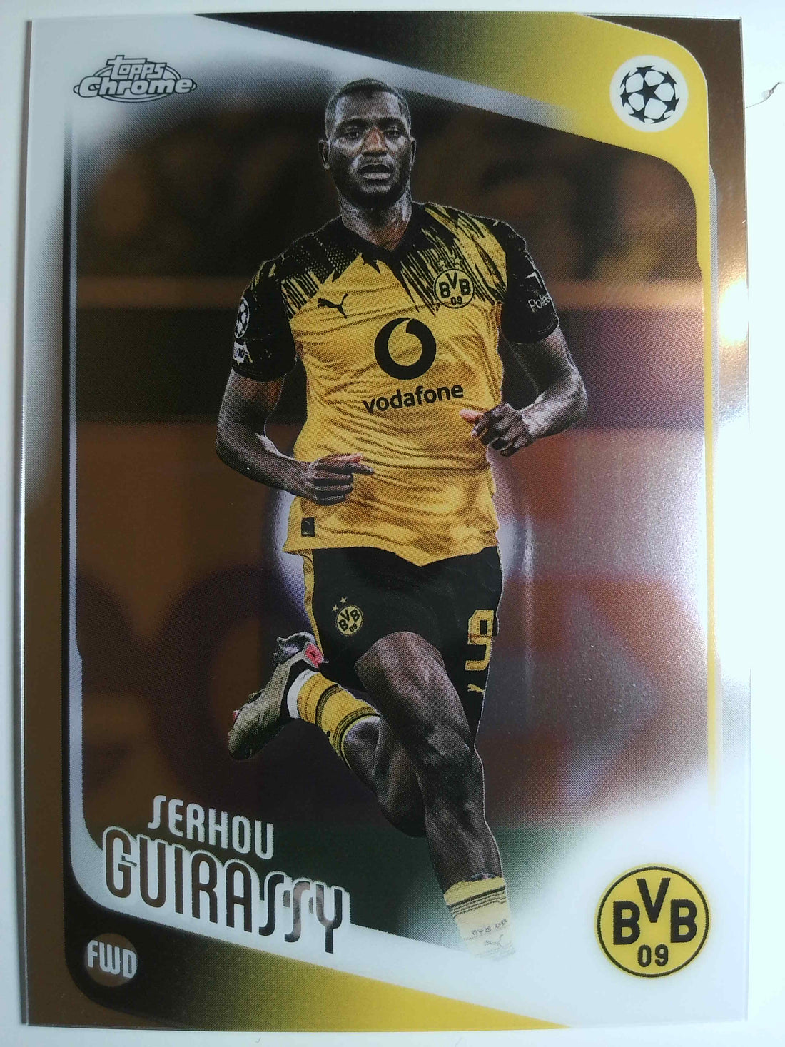 2025-26 Topps Chrome UEFA Club Competitions Soccer Serhou Guirassy #59