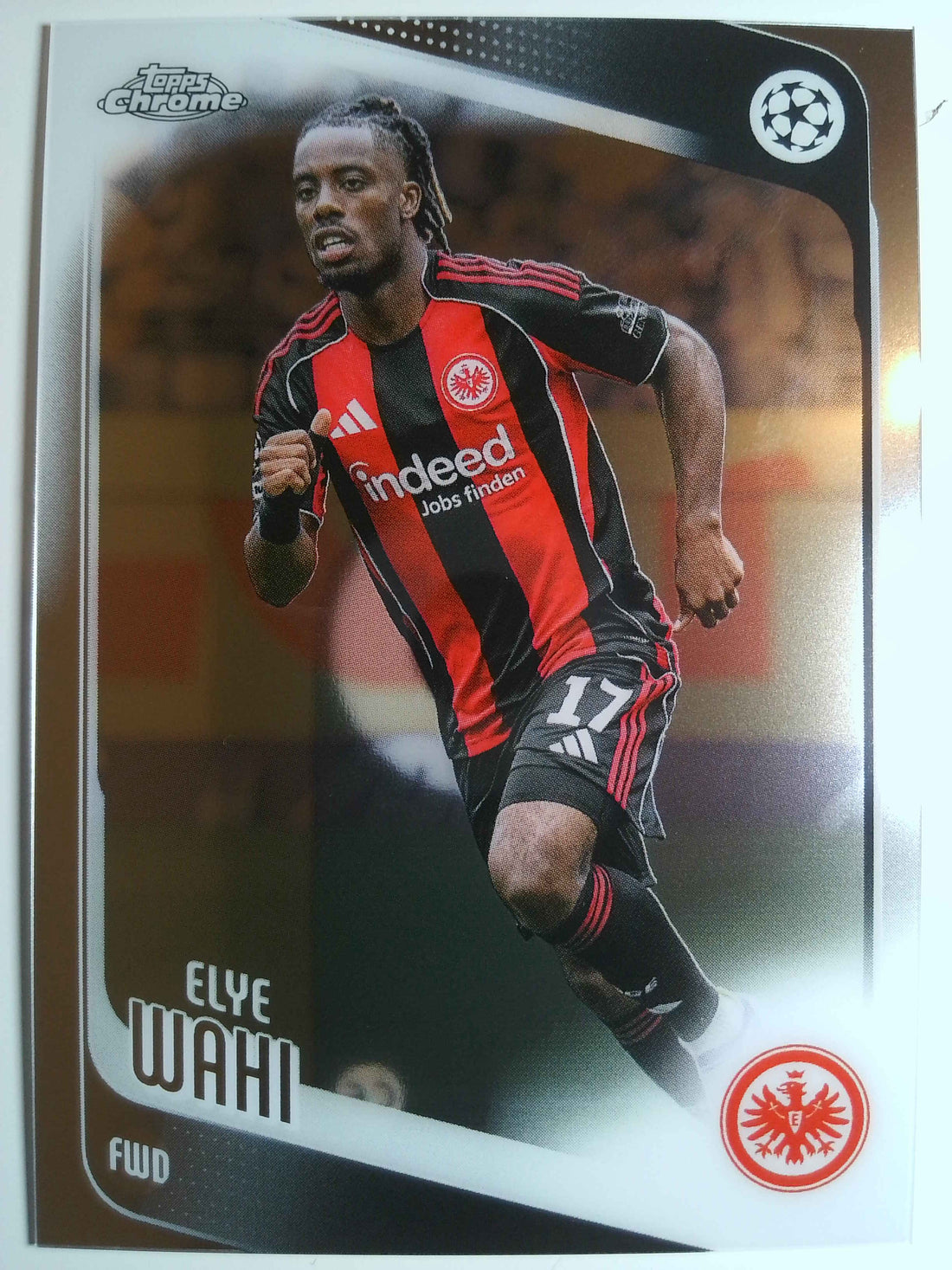 2025-26 Topps Chrome UEFA Club Competitions Soccer Elye Wahi #61