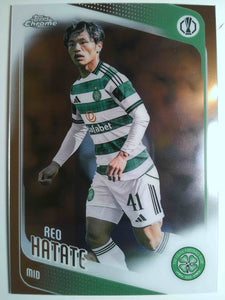 2025-26 Topps Chrome UEFA Club Competitions Soccer Reo Hatate #40